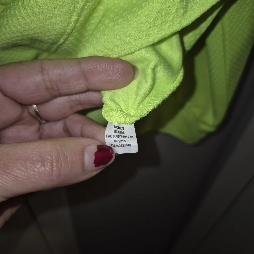 Tek Gear Neon Lime Pullover Hoodie Size XL - Picture 7 of 8